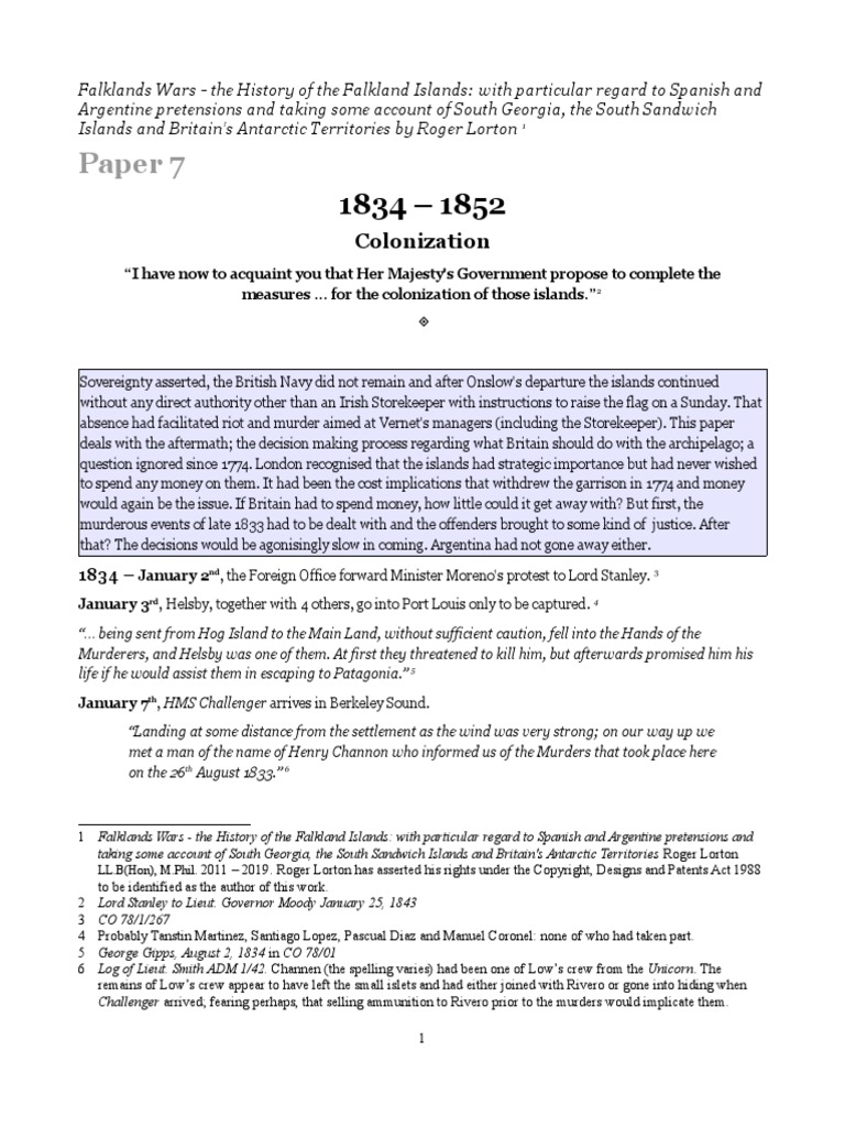 FALKLANDS WAR SIMPLE HISTORY intelligence overview