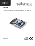 Multi-Function Shield Expansion Board For Arduino: User Manual