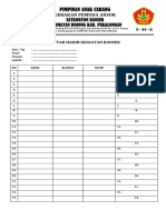 Daftar Hadir Kegiatan Banser