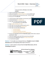 Word1 Exercises PDF