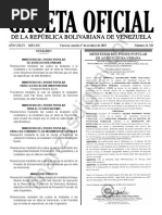 Gaceta Oficial 41728 Sumario
