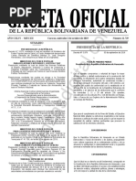 Gaceta Oficial 41729 Sumario