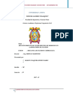 Informe de Mecanica de Fluidos 1