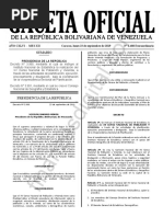 Gaceta Oficial Extraordinaria 6480 Censo