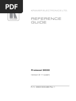 KRAMER MATRIZ vs-1616D Protocols Protocol 3000 2.11 User