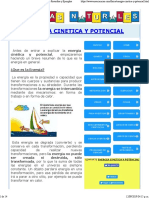 Energía Cinética y Potencial