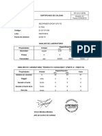 Certificado de Calidad