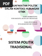 Permuafakatan Politik Dalam Konteks Hubungan Etnik