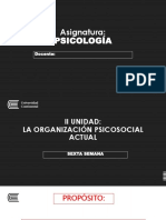 Sexta Semana Psicologia