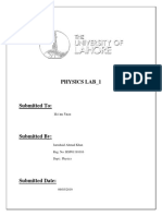 Physics Lab Volume Sphere Vernier Caliper