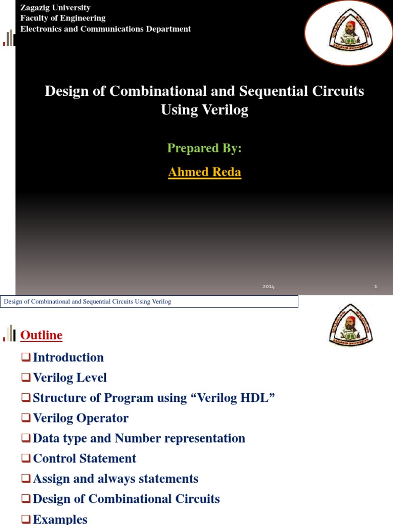 Design of Combinational and Sequential Circuits PDF Hardware