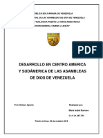 Informe Desarrollo en Centro América y Sudamérica