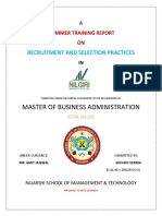 Master of Business Administration: Recruitment and Selection Practices