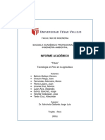 Informe de Tecnologias Agricolas.