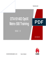 Optix Metro 500 - Hardware Description
