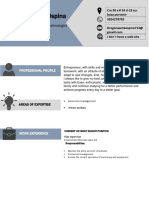 Curriculum Vitae Format