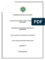 Historia de Los Enfoques de Investigación