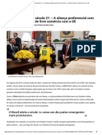 Artigo_ O Brasil Do Século 21 – a Aliança Preferencial Com Os EUA e o Acordo de Livre Comércio Com a UE