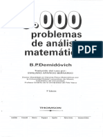 5000 Problemas de Analisis Matematico Demidovich 160212234232 PDF