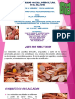 Procesamiento y almacenamiento de embutidos escaldados