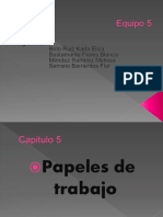 papeles dde trabajo