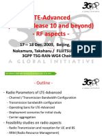 LTE-Advanced (3GPP Release 10 and Beyond) - RF Aspects