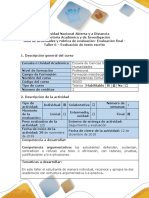 Guía de actividades y rúbrica de evaluación taller . Evaluación de texto escrito10.docx