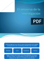 El Universo de La Investigacion