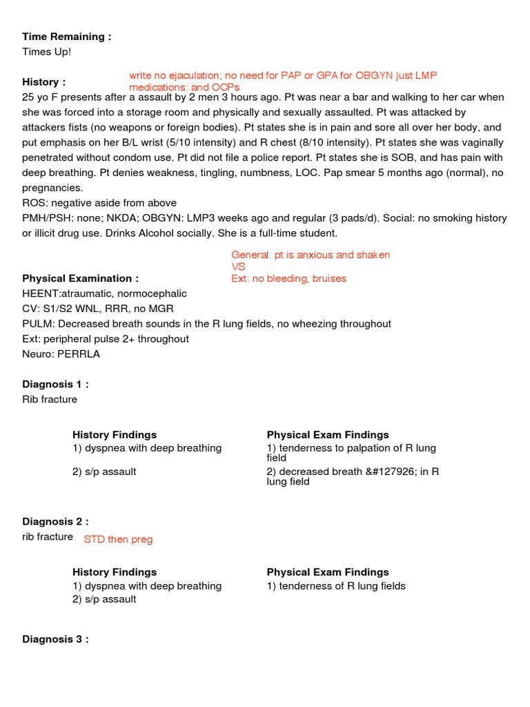 Rib Fracture 1150 | PDF