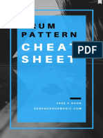 Drum Pattern: Cheat Sheet