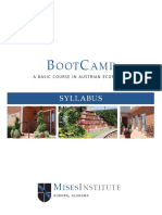 Boot Camp Syllabus