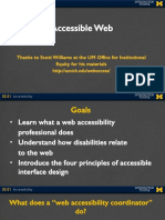 Accessible Web!: Thanks To Scott Williams at The UM Office For Institutional Equity For His Materials!