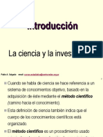 01 La Ciencia y La Investigacion