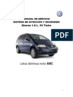 Manual de servicio sistema de inyección y encendido Sharan 1.8 L. 5V Turbo