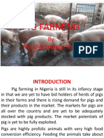 Pig Farming: by Mr. Olorunlagba Yomi