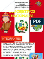 Objetivos Nacionales Perú 2021