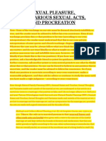 Sexual Pleasure and Procreation PDF