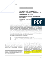 Carga Del Enfermar Psíquico, Barreras y Brechas en La Atención de Salud Mental en Chile