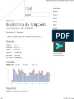 Bootstrap 4x Snippets 