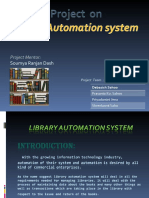 Presentation On Library Automation System