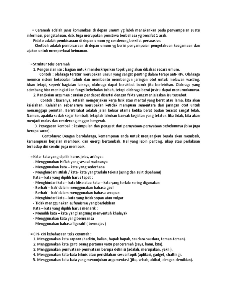 Sebutkan Fungsi Kata Sapaan Dalam Teks Ceramah Terkait Teks