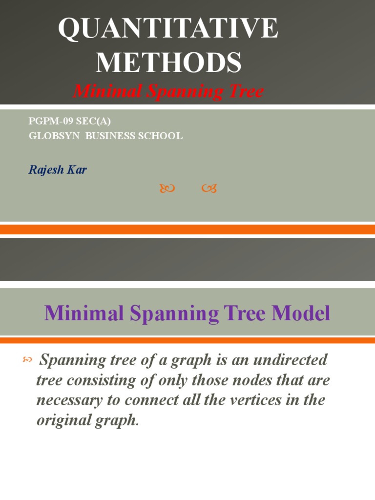 Minimal Spanning Tree Model Overview | PDF | Vertex (Graph Theory ...
