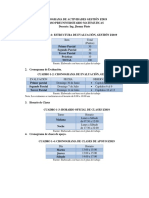 Cronograma de Trabajo Matematicas SBV