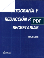 Ortografia y Redaccion para Secretarias