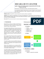 Carga y descarga de un capacitor en 14,96 segundos