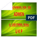 Sari Gunawan, Skm. Msi: Admen UKP