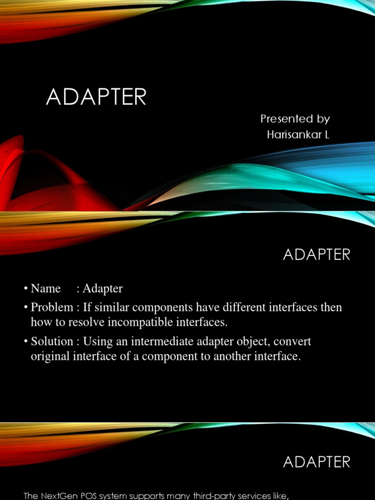 Adapter Pattern for Interface Compatibility | PDF