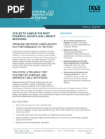 Ixnetwork Overview - L2/3 Network Infrastructure Performance Testing