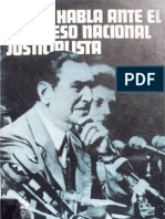 Juan D. Peron - Discurso 24 de Mayo de 1974