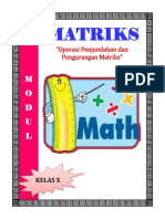 Modul Matematika SMA Matriks
